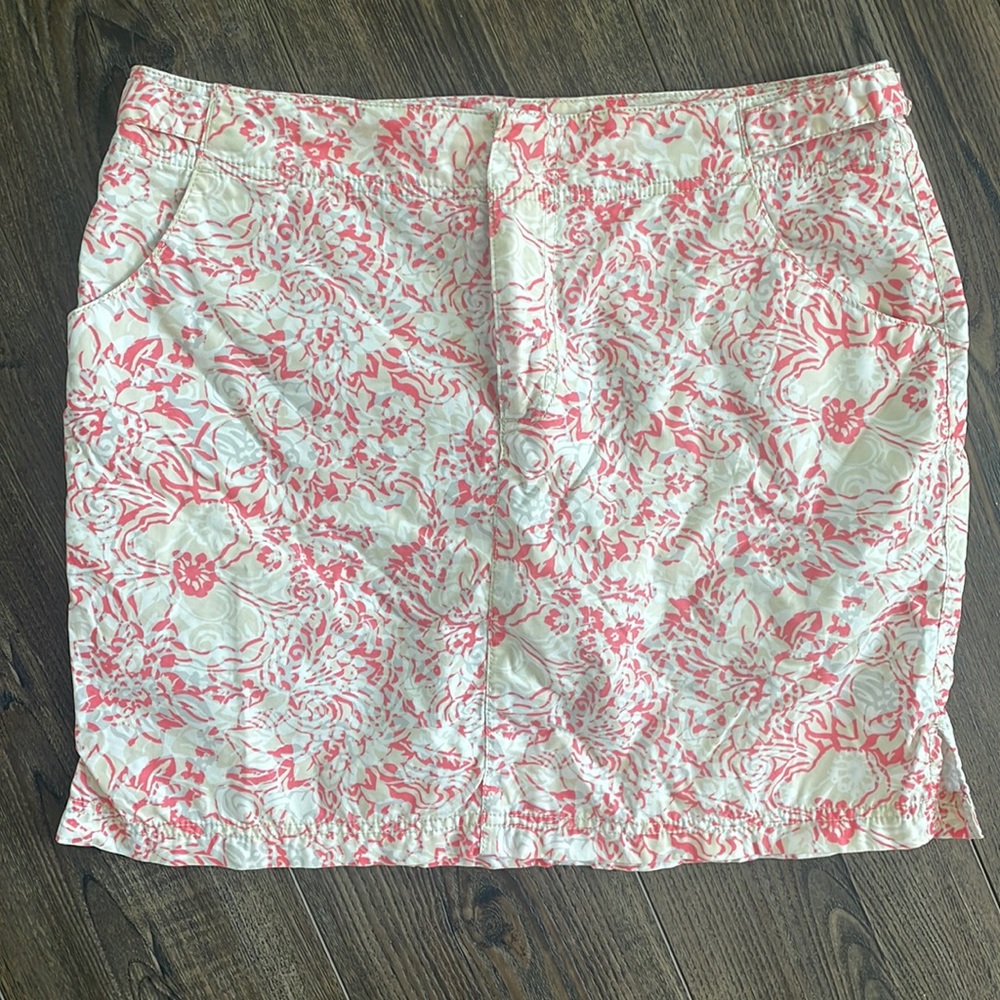 Eddie Bauer skort floral print size 6